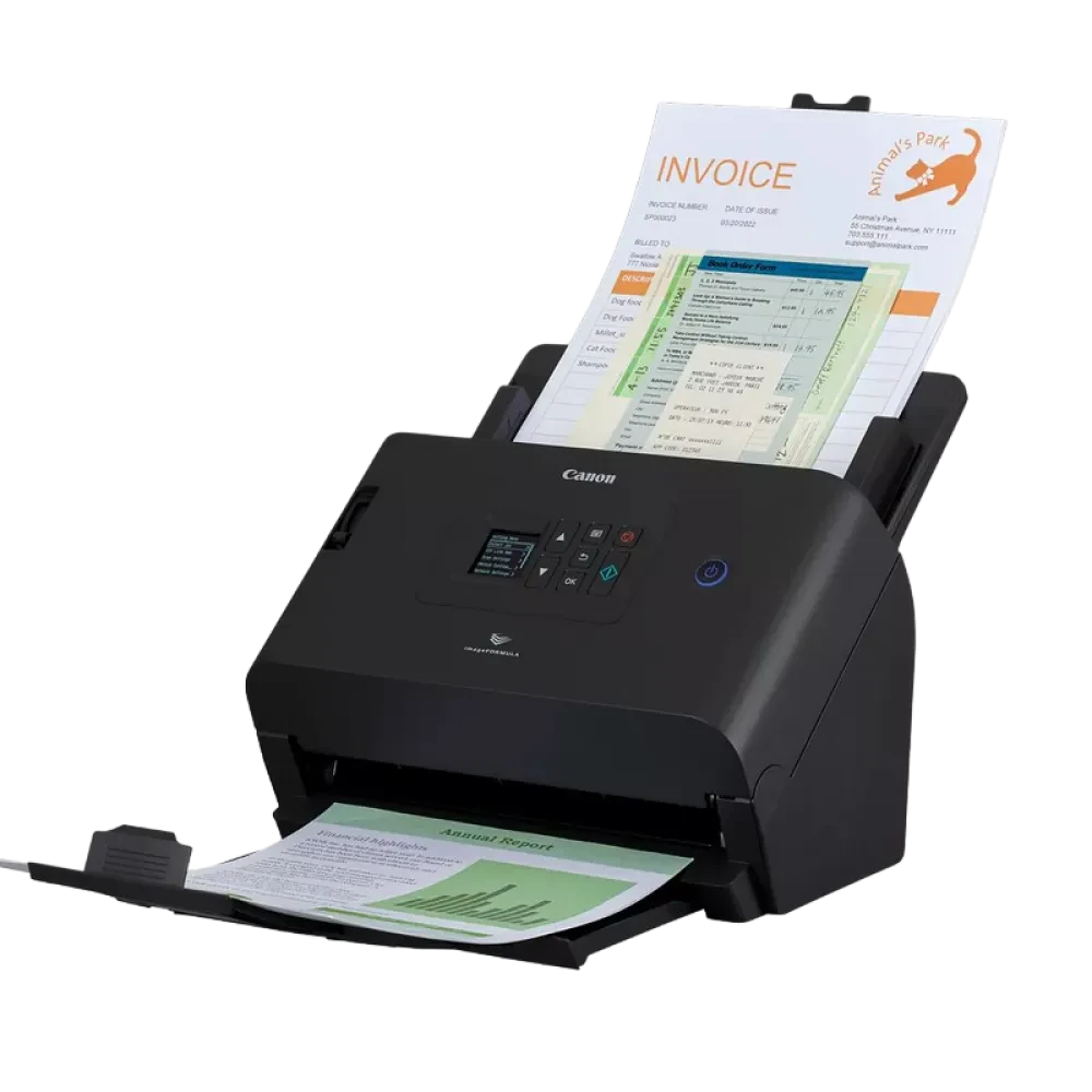 Потоковый Сканер Canon imageFORMULA DR-S250N, A4, Чёрный