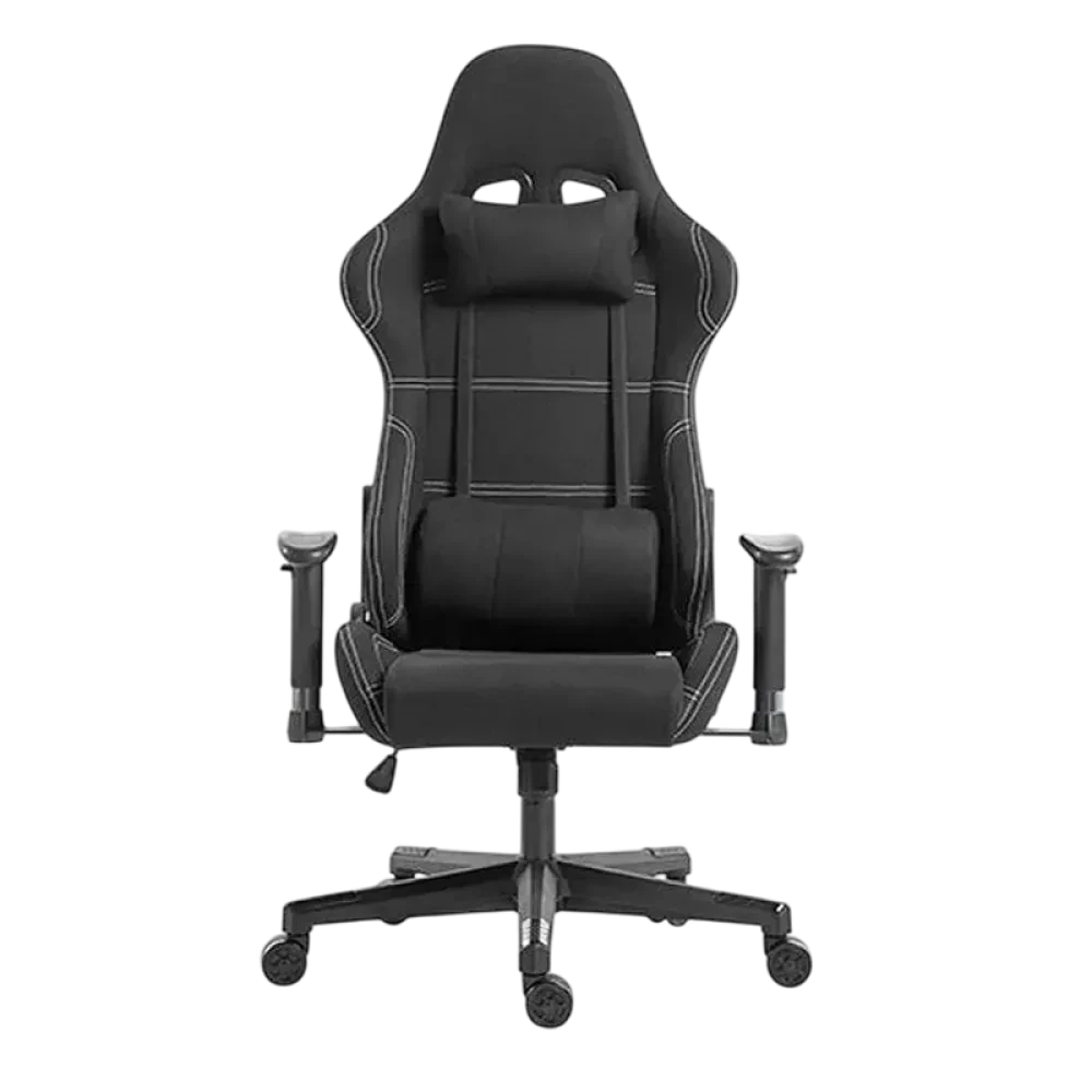 Scaun Gaming Lumi CH06-14, Textil, Negru