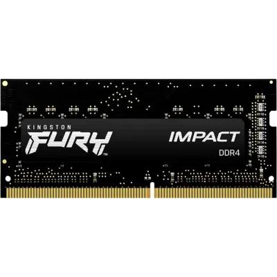 Оперативная память Kingston FURY Impact, DDR4 SDRAM, 3200 МГц, 16Гб, KF432S20IB/16