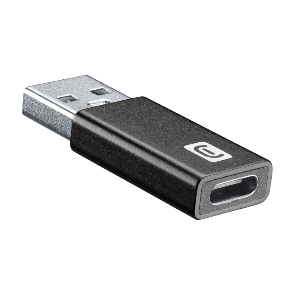 Adapter Cellular USB-C to USB, Чёрный