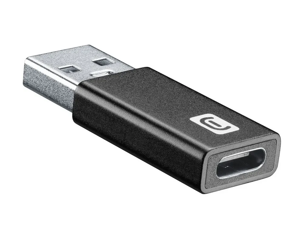 Adapter Cellular USB-C to USB, Чёрный