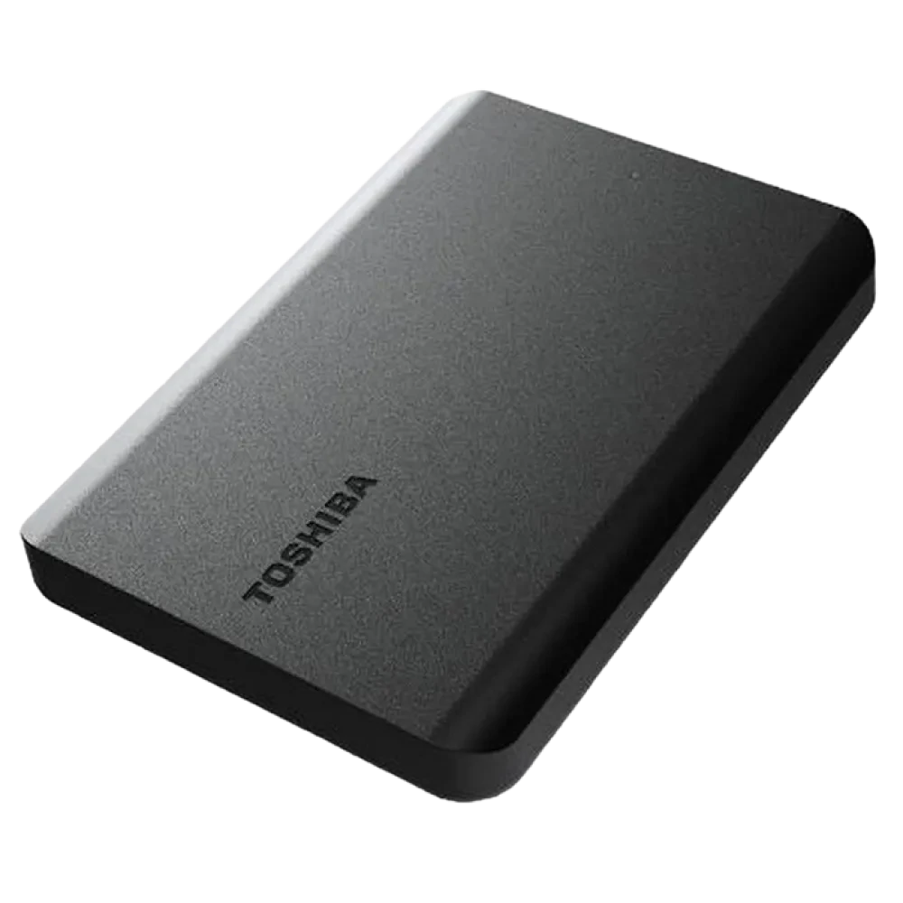 HDD portabil extern Toshiba Canvio Basics, 4 TB, Negru (HDTB540EK3CA)