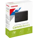HDD portabil extern Toshiba Canvio Basics, 4 TB, Negru (HDTB540EK3CA)