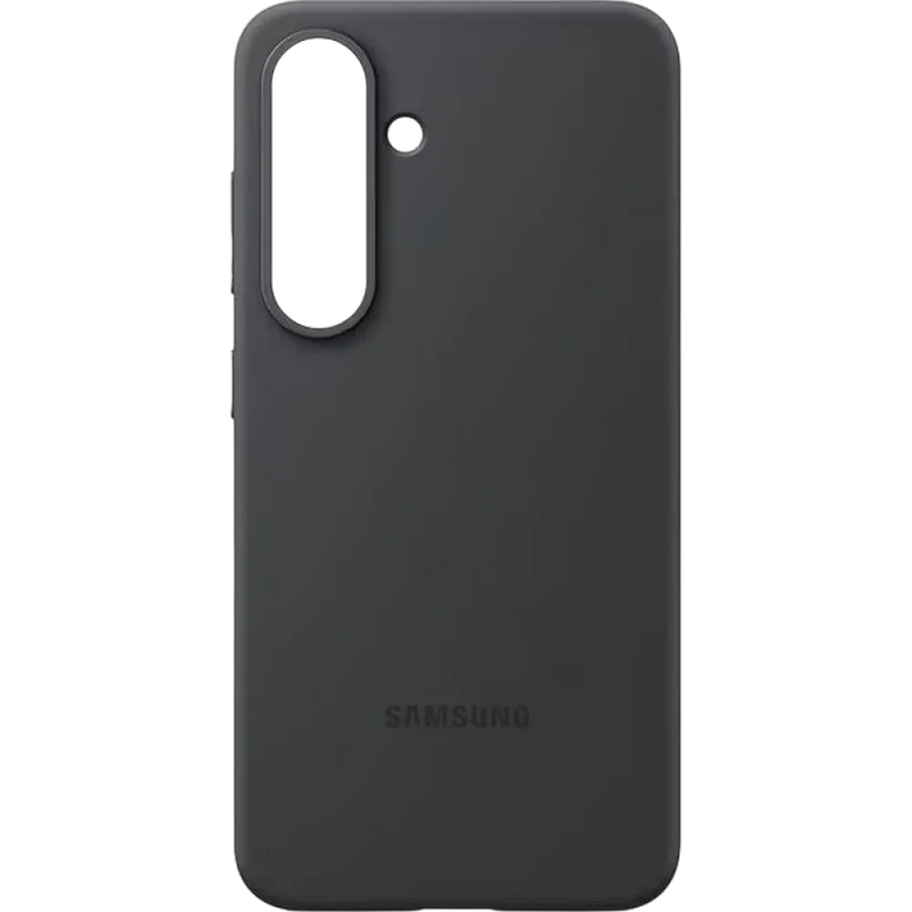 Husă Samsung Silicone Cover pentru Galaxy S25, Negru