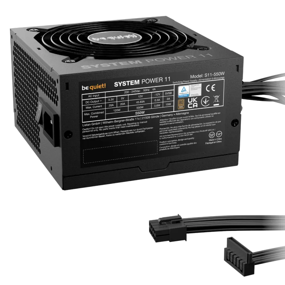 Sursă Alimentare PC be quiet! SYSTEM POWER 11, 550W, ATX
