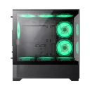 Carcasă PC Gamemax Vista M, Midi-Tower, Fără PSU, Negru