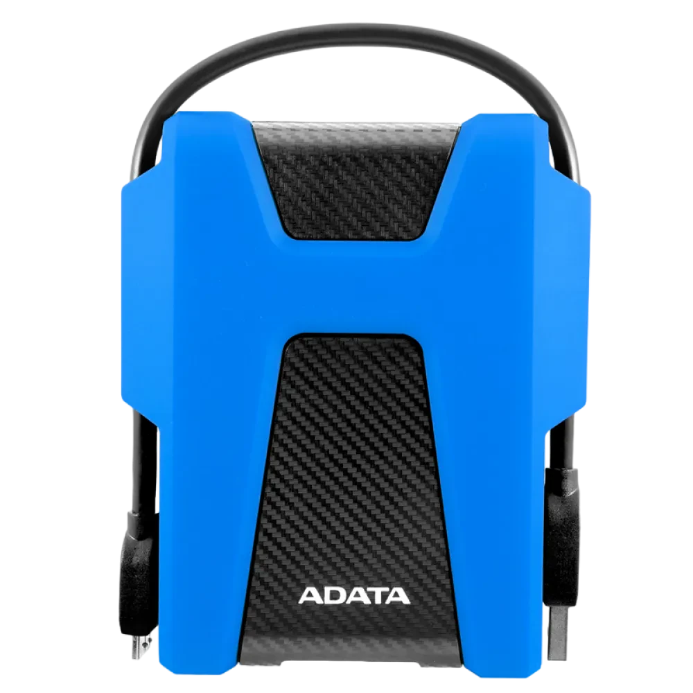Внешний портативный жесткий диск ADATA HD680, 2 ТБ, Синий | Чёрный (AHD680-2TU31-CBL)