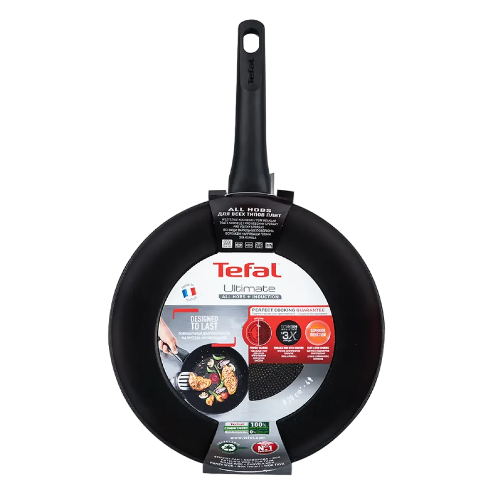 Сковорода WOK Tefal G2841973, 3,67л, 28см, Чёрный