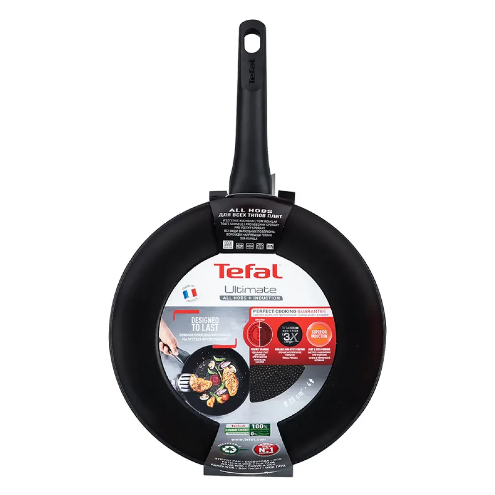 Сковорода WOK Tefal G2841973, 3,67л, 28см, Чёрный