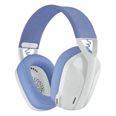 Căști gaming Logitech G435, Wireless, Alb/Liliac