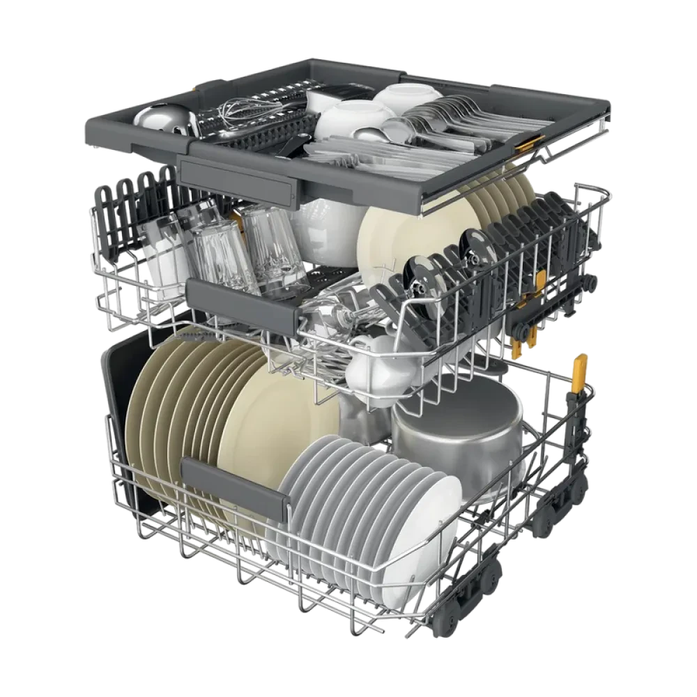 Посудомоечная машина Whirlpool W7F HP33 X, Нержавеющая сталь