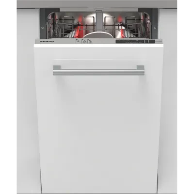 Mașină de spălat vase Sharp QWNS12I49EXEU, Argintiu