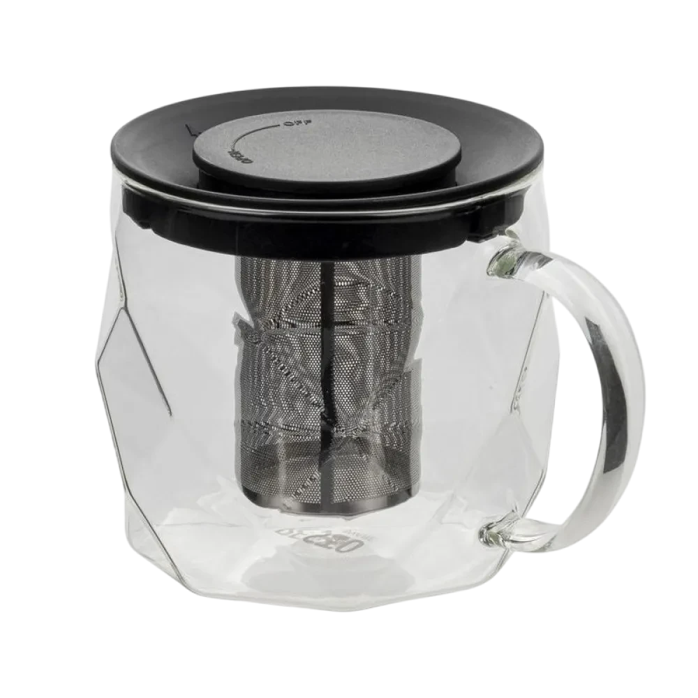 Ceainic cu infuzor RESTO 90516, 1L, Negru