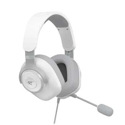 Căști gaming Havit H2230U, Cu fir, Alb | Gri
