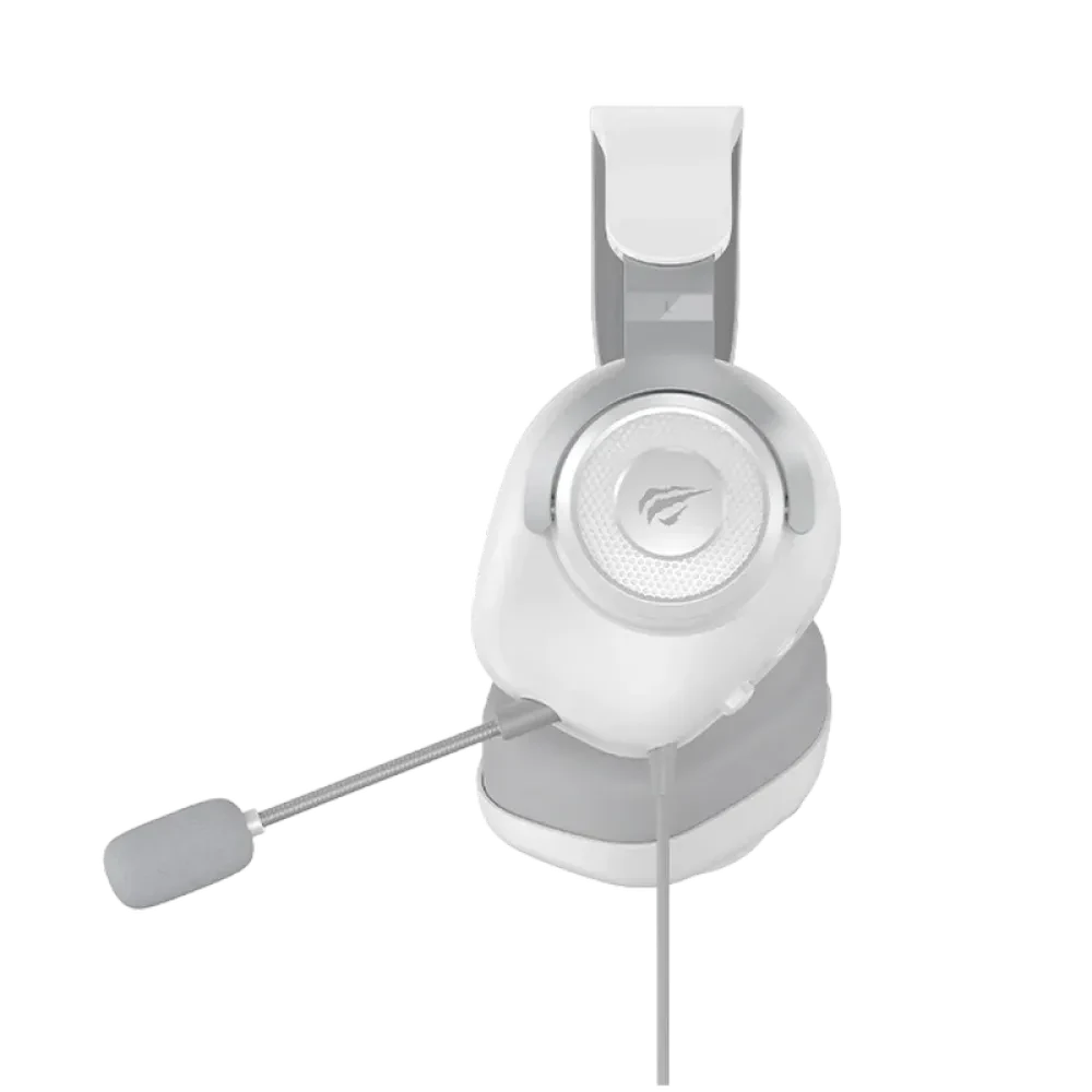 Căști gaming Havit H2230U, Cu fir, Alb | Gri