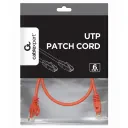Patch cord Cablexpert PP6U-0.5M/R, Cat6 UTP, 0,5m, Roșu