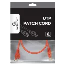 Patch cord Cablexpert PP6U-0.5M/R, Cat6 UTP, 0,5m, Roșu