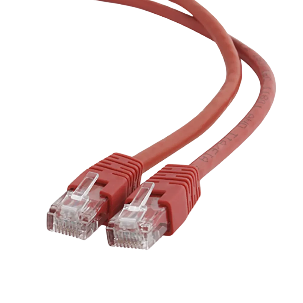 Patch cord Cablexpert PP6U-0.5M/R, Cat6 UTP, 0,5m, Roșu