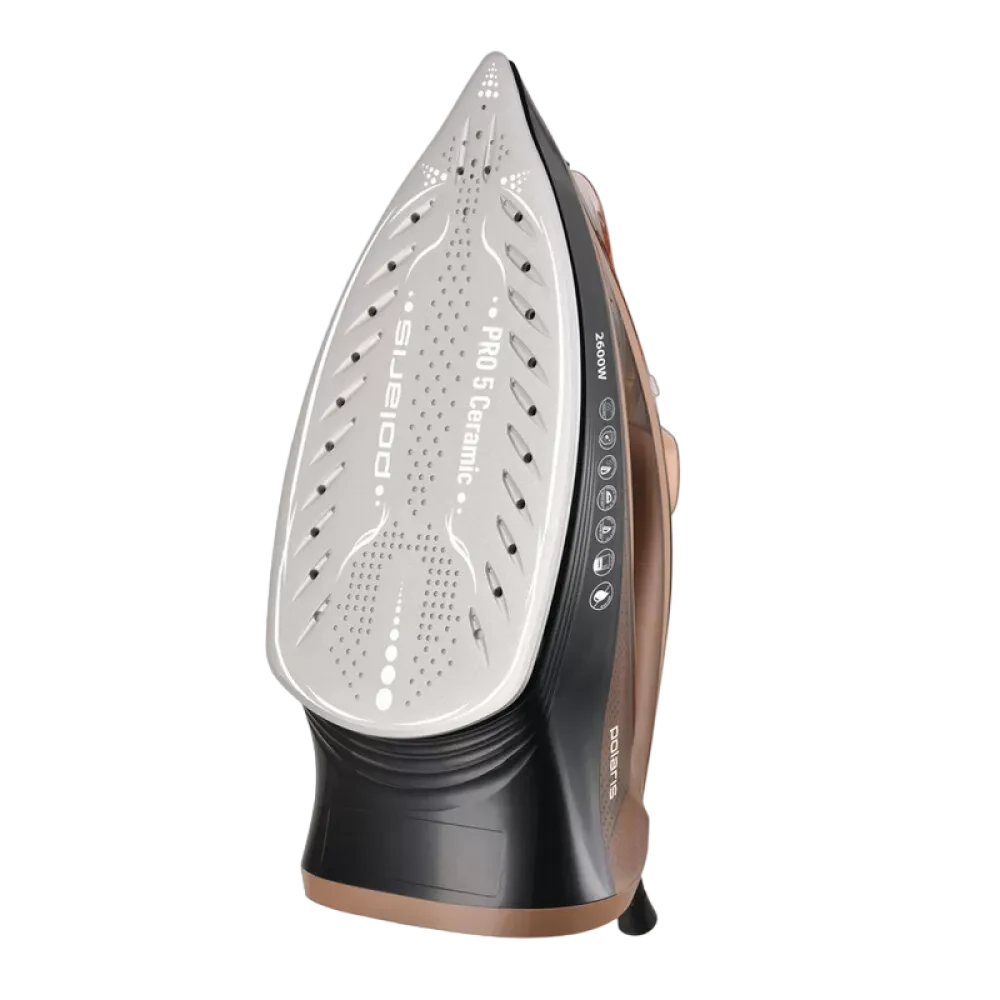 Fier de călcat Polaris PIR 2605AK, 2600W, Negru/Mokko