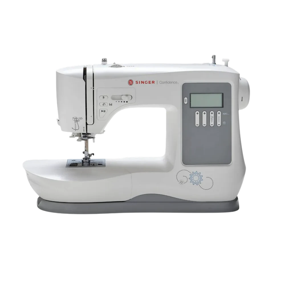 Mașină de cusut Singer Confidence 7640, Alb | Gri