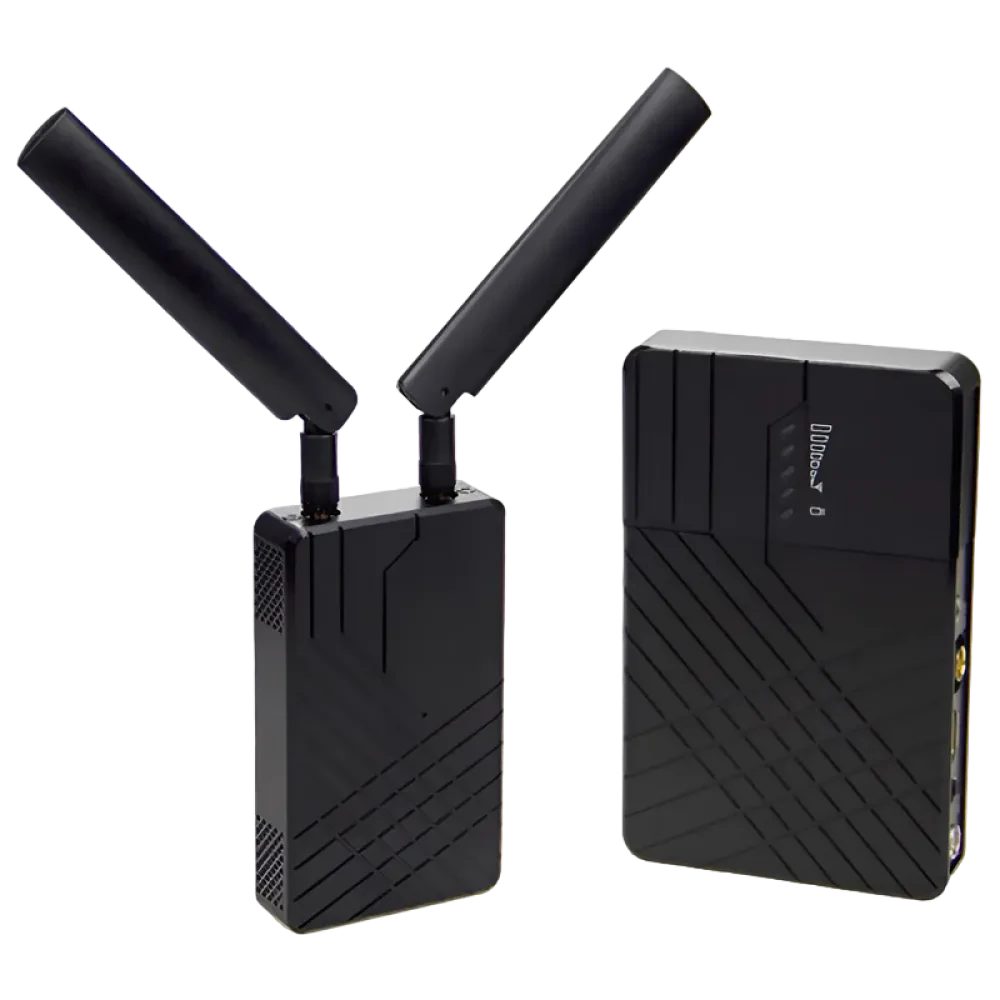 Set transmițător/receptor video fără fir Acebil WT-120, Negru