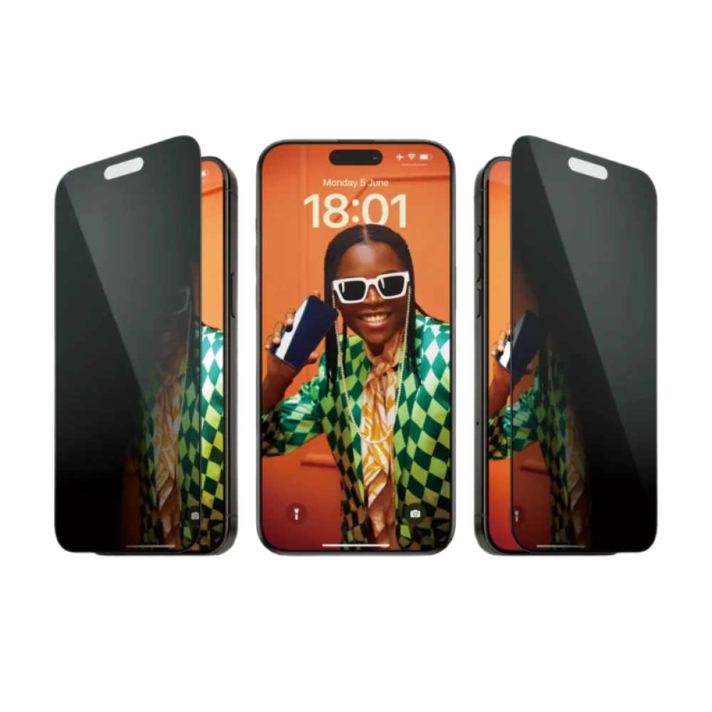 Sticlă de protecție PanzerGlass iPhone 15 Pro Max UWF Privacy wA, Transparent
