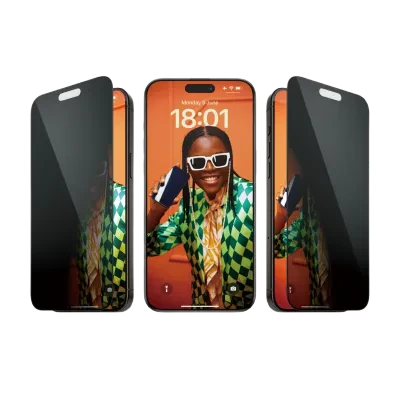 Sticlă de protecție PanzerGlass iPhone 15 Pro Max UWF Privacy wA, Transparent