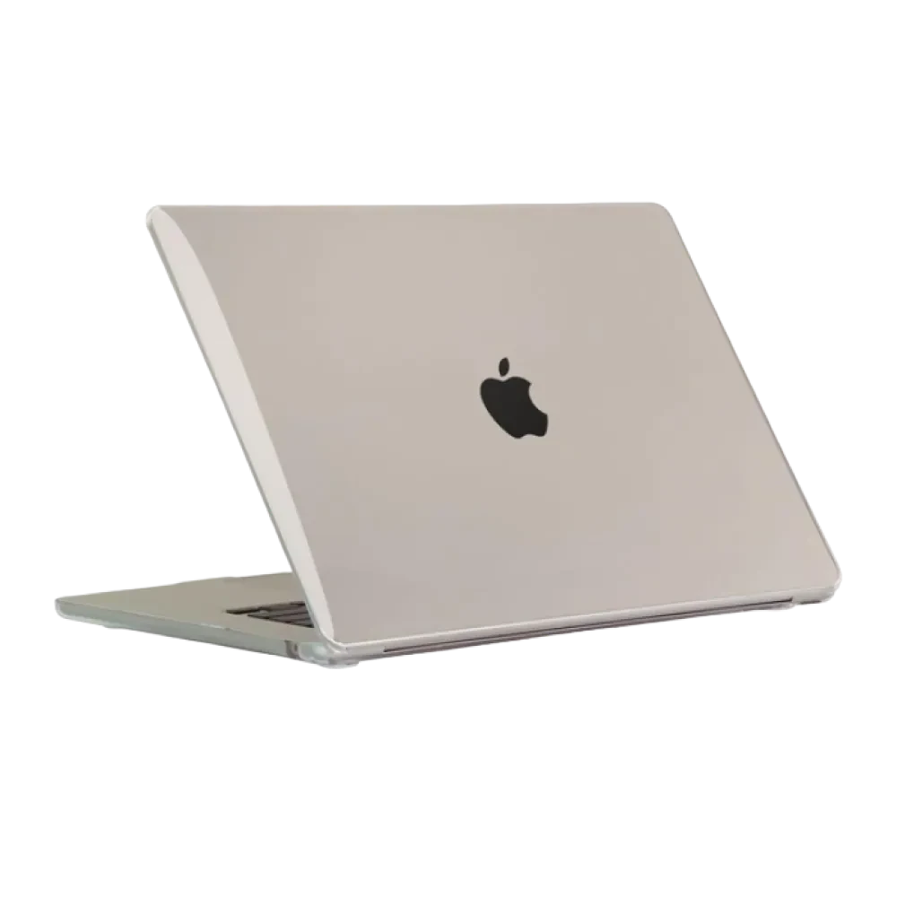 Husă pentru laptop Tech Protect Smartshell Macbook Air 15 (2023), 15", Policarbonat, plastic, Crystal Clear
