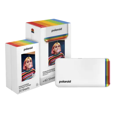 Фотопринтер Polaroid Hi-Print 2x3 Generation 2 E-Box, 54 x 86 мм, Белый