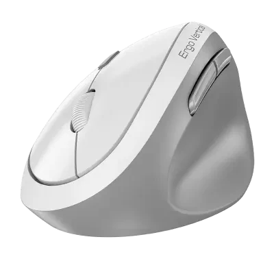 Mouse Wireless Genius Ergo 8350S, Alb Gri