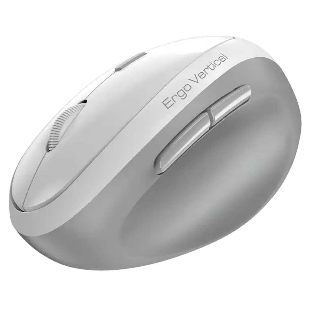 Mouse Wireless Genius Ergo 8350S, Alb Gri