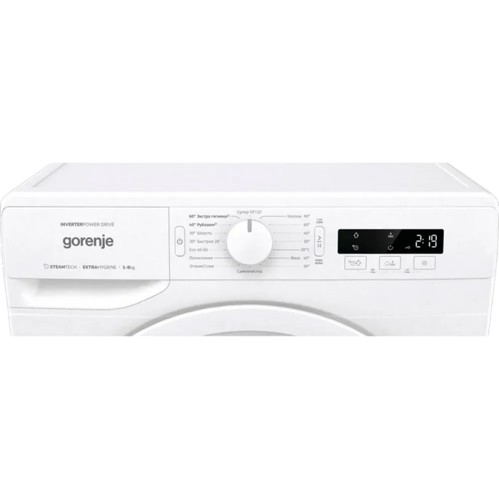 Стиральная машина Gorenje WNPI82BS, 8кг, Белый