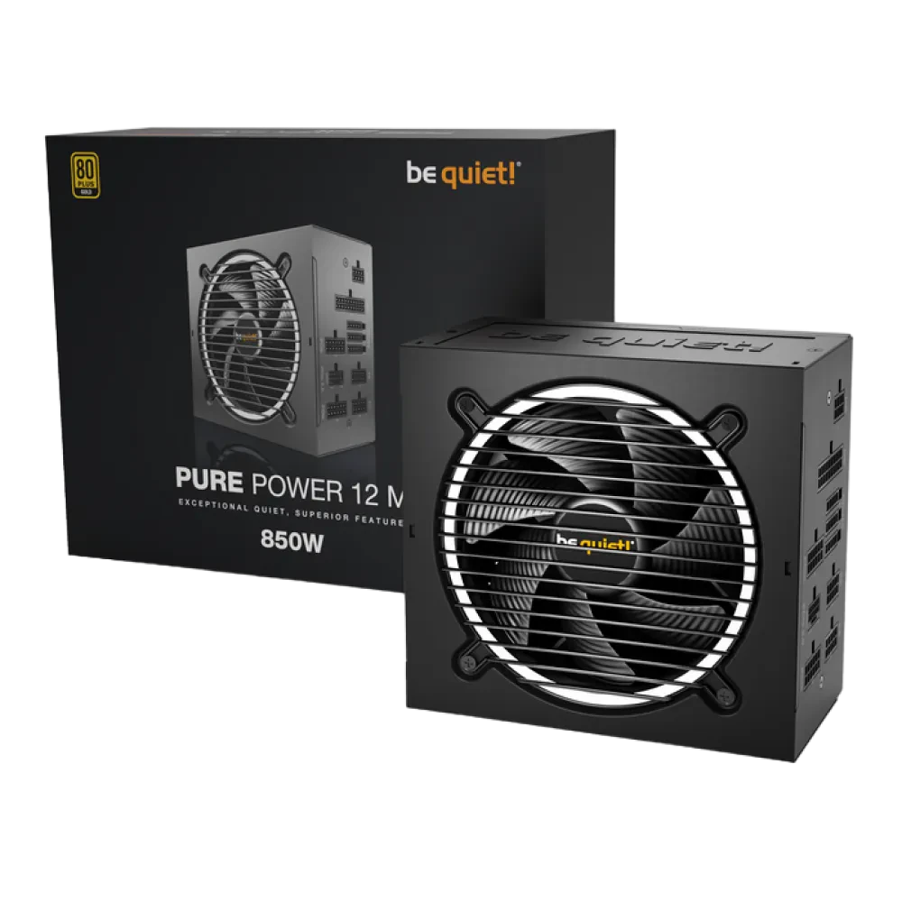Блок питания для компьютеров be quiet! PURE POWER 12 M, 850Вт, ATX, Полностью модульный