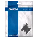 Видеоадаптер SVEN SV-015534, DVI-I (M) - VGA D-Sub (F), Чёрный