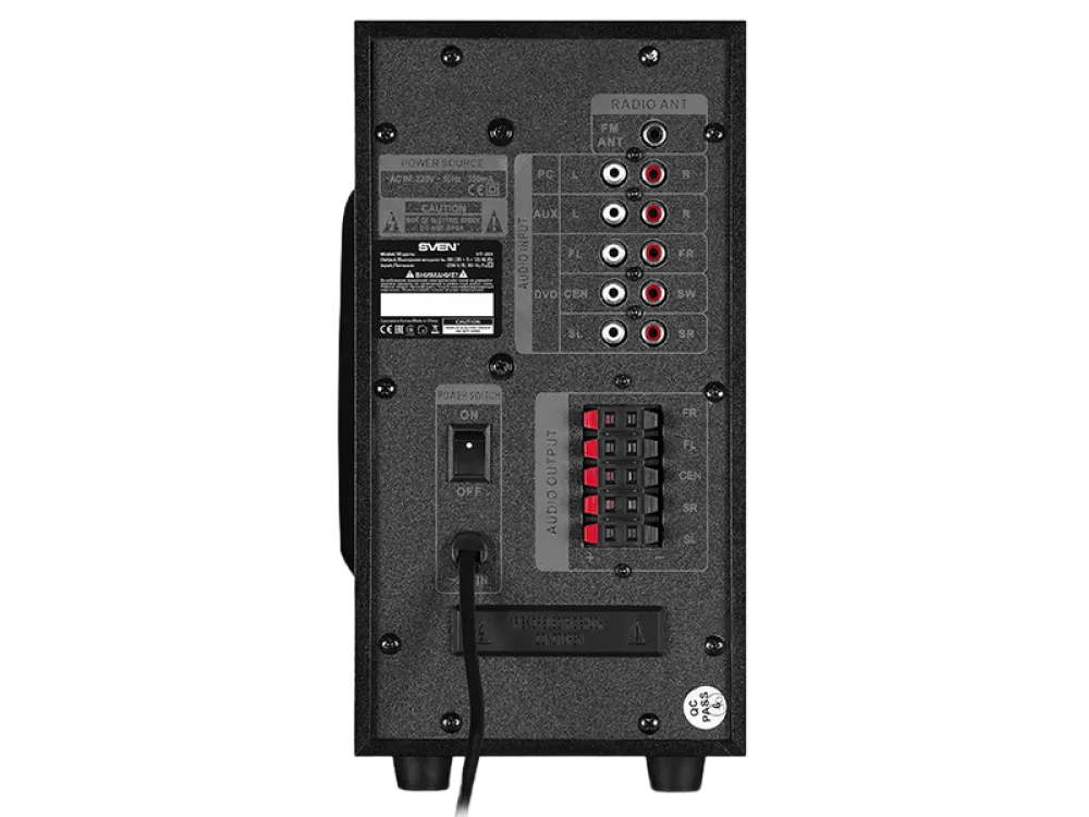 Аудиосистема SVEN HT-201, Чёрный