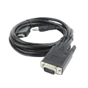 Cablu Video Cablexpert A-HDMI-VGA-03-10, HDMI (M) - VGA D-Sub + 3.5 mm Jack, 3m, Negru