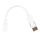 Adaptor Video Cablexpert A-mDPF-DPM-001-W, MiniDP (F) - DisplayPort (M), 0,1m, Alb