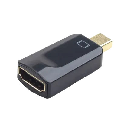 Видеоадаптер Cablexpert A-mDPM-HDMIF-01, MiniDP (M) - HDMI (F), Чёрный