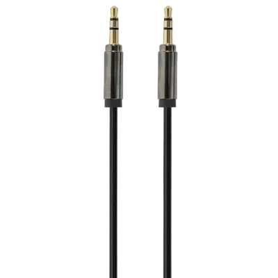Audio Adaptor Cablexpert CCAP-444-0.75M, 3.5mm 3-pin (M) - 3.5mm 3-pin (M), 0,75m, Negru