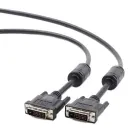 Видео кабель Cablexpert CC-DVI2-BK-6, DVI-D (M) - DVI-D (M), 1,8м, Чёрный