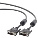 Видео кабель Cablexpert CC-DVI2-BK-6, DVI-D (M) - DVI-D (M), 1,8м, Чёрный