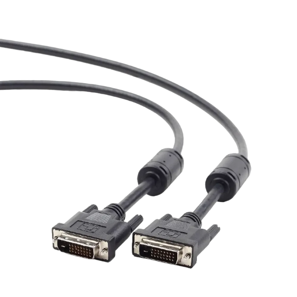 Видеокабель Cablexpert CC-DVI2-BK-10, DVI-D (M) - DVI-D (M), 3м, Чёрный