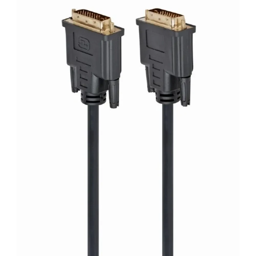 Видеокабель Cablexpert CC-DVI2-BK-10, DVI-D (M) - DVI-D (M), 3м, Чёрный