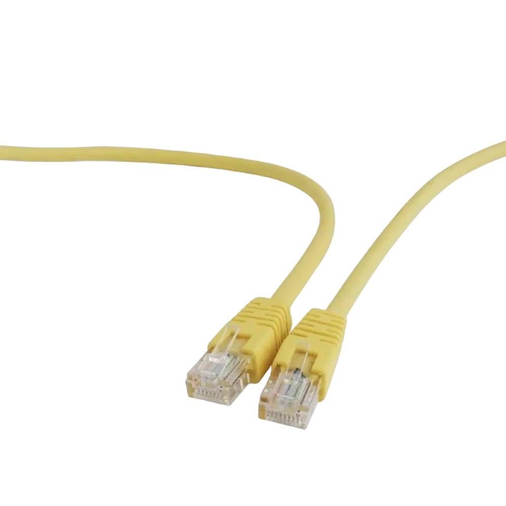 Patch cord Cablexpert PP12-1.5M/Y, CAT5e UTP, 1,5m, Galben
