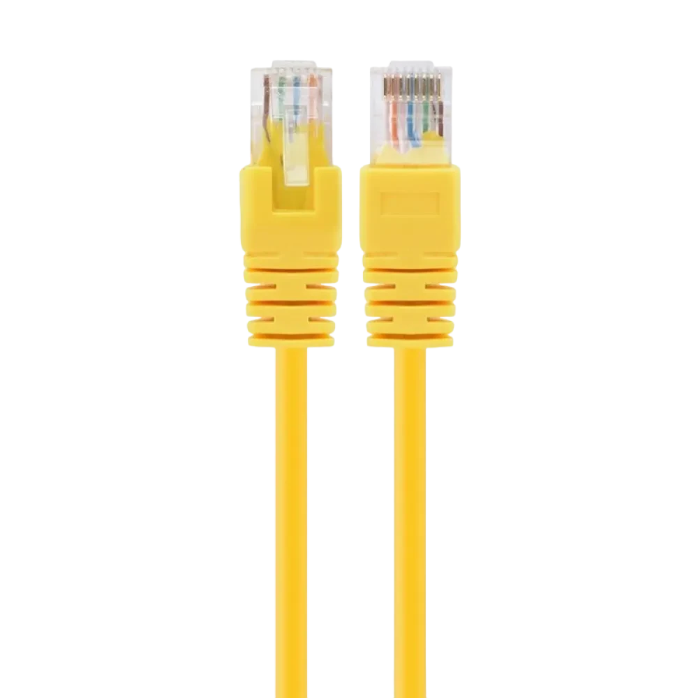 Patch cord Cablexpert PP12-1.5M/Y, CAT5e UTP, 1,5m, Galben