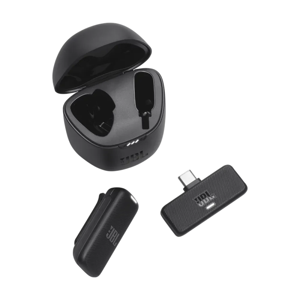 Microfon portabil pentru înregistrare vocală JBL Quantum Stream USB-C, Fără fir, Negru