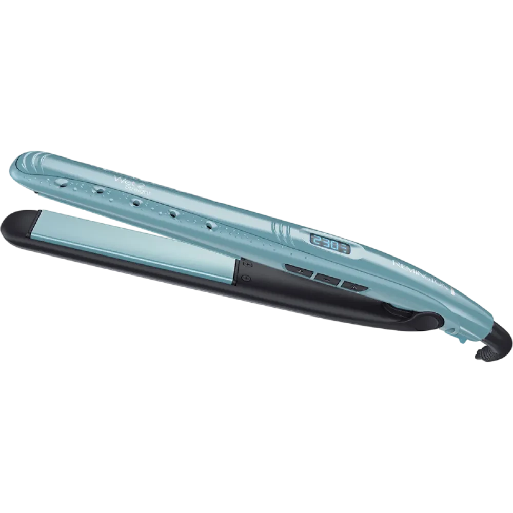 Выпрямитель для волос Remington Wet 2 Straight S7300, Синий