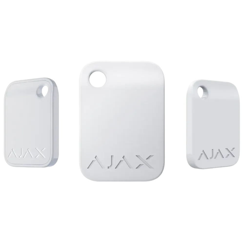 Cheia de securitate fără contact Ajax Tag, Alb