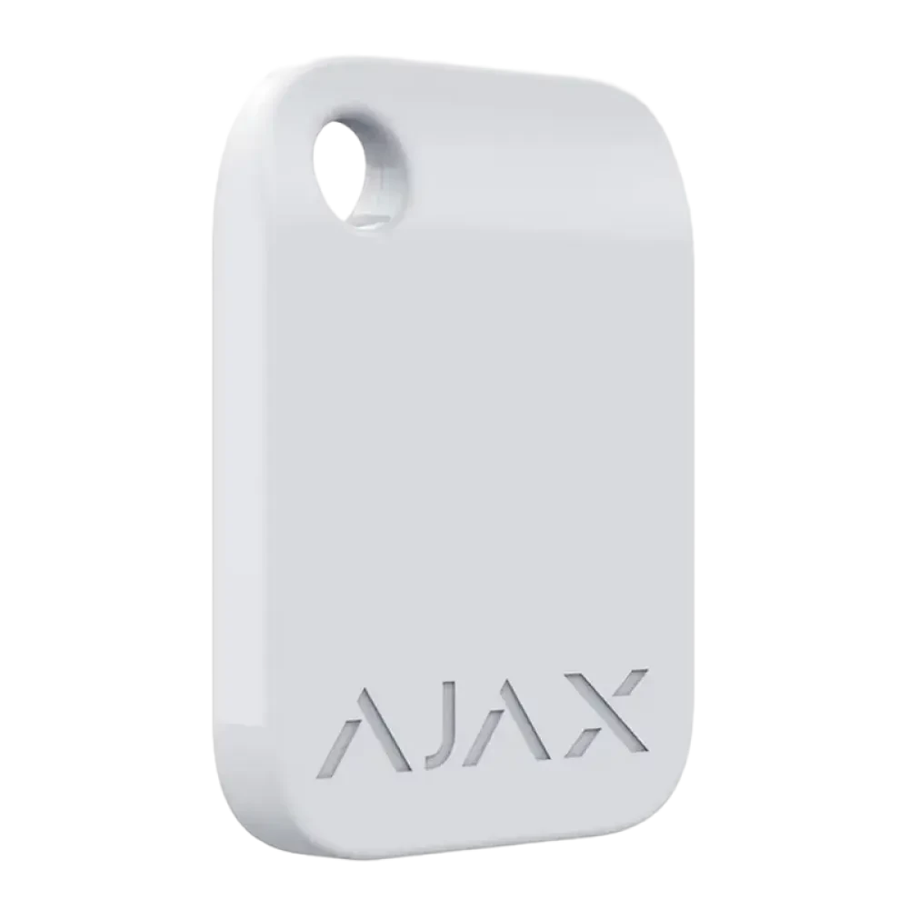 Cheia de securitate fără contact Ajax Tag, Alb