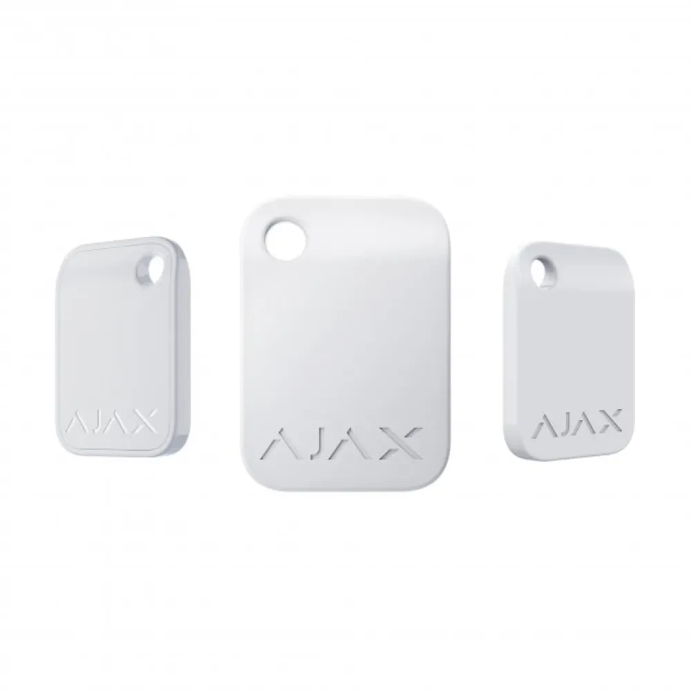 Cheia de securitate fără contact Ajax Tag, Alb